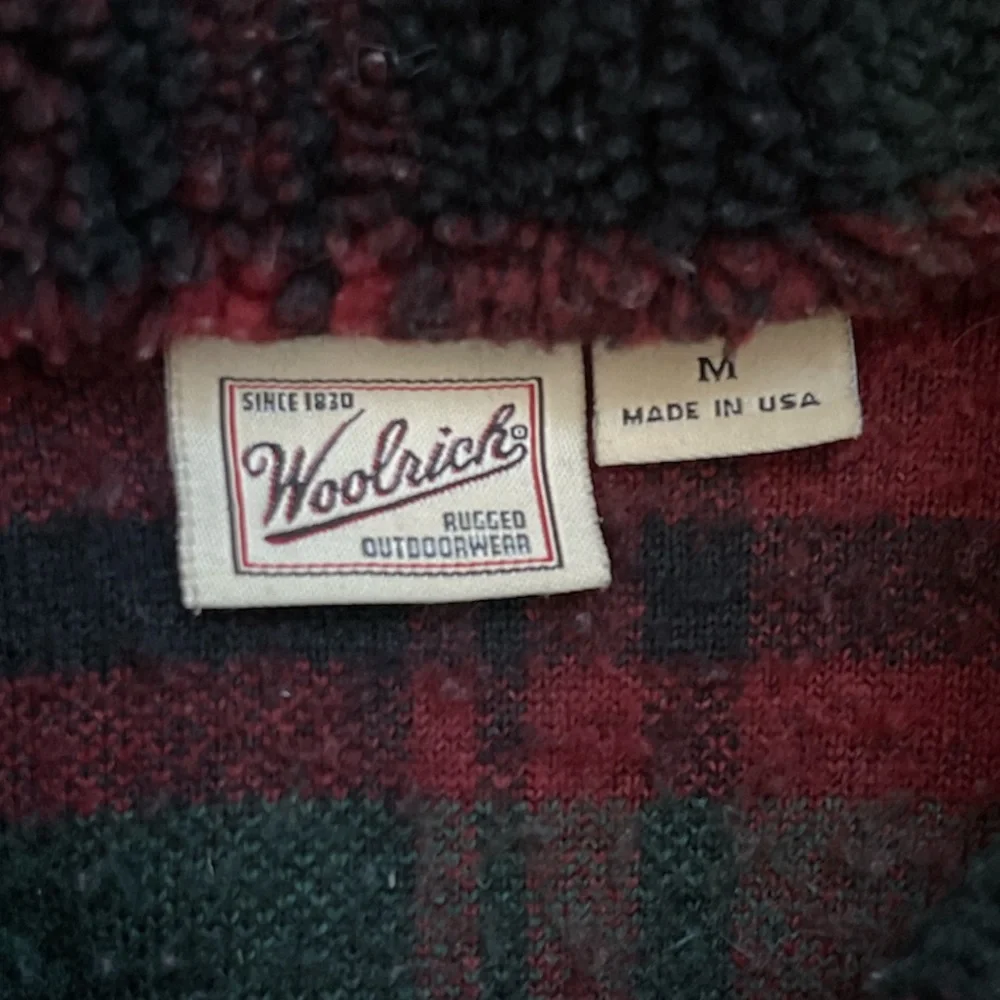 Vintage Woolrich Fleece Full Zip Jacket Made in USA Size M - Picture 5 of 5